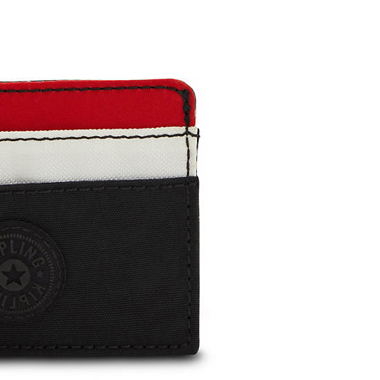 Kipling Cardy Card Holder Tassen Zwart Rood | BE 2052MQ